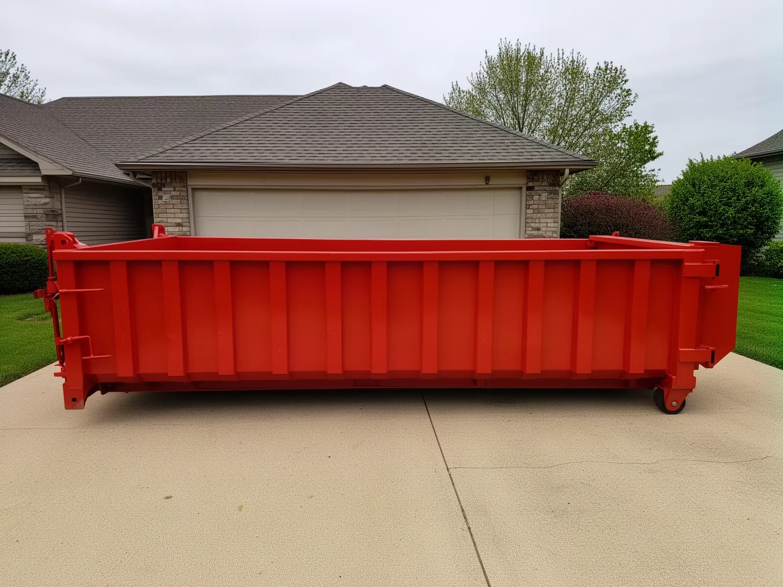 Roll-off dumpster from Martinez & Mayer Dumpsters in Dallas, TX